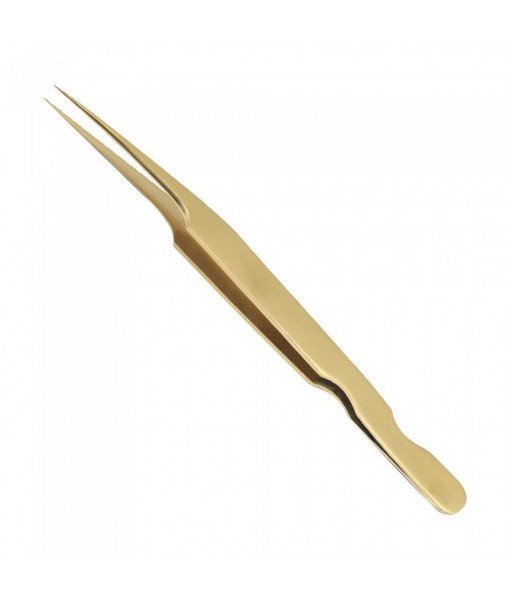 Gold Color Eyelash Extension Tweezers