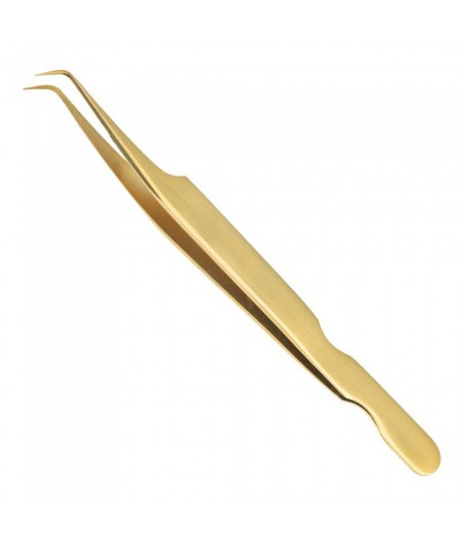 Gold Color Eyelash Extension Tweezers