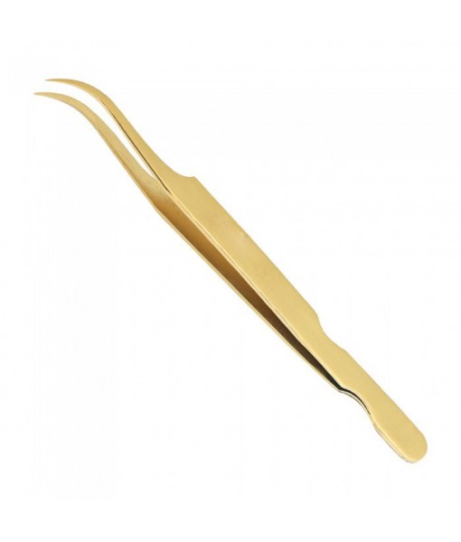 Gold Color Eyelash Extension Tweezers