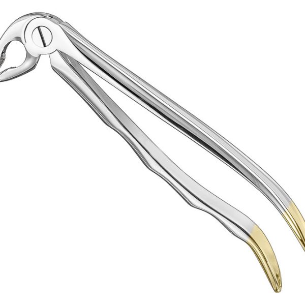 EXTRACTING FORCEPS ANATOMICALLY SHAPED HANDLE DIAMANTIERT