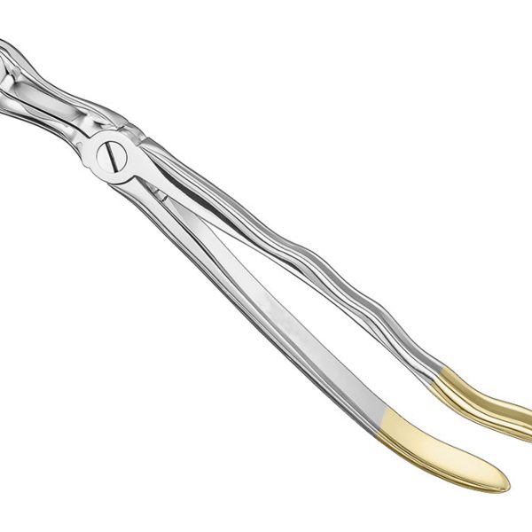 EXTRACTING FORCEPS ANATOMICALLY SHAPED HANDLE DIAMANTIERT
