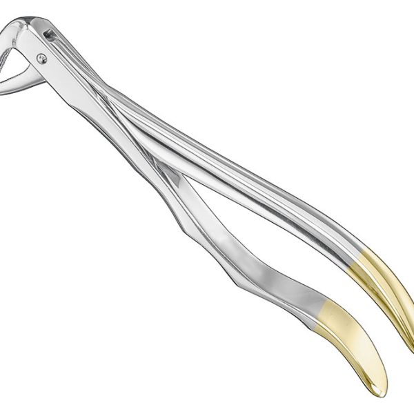 EXTRACTING FORCEPS ANATOMICALLY SHAPED HANDLE DIAMANTIERT