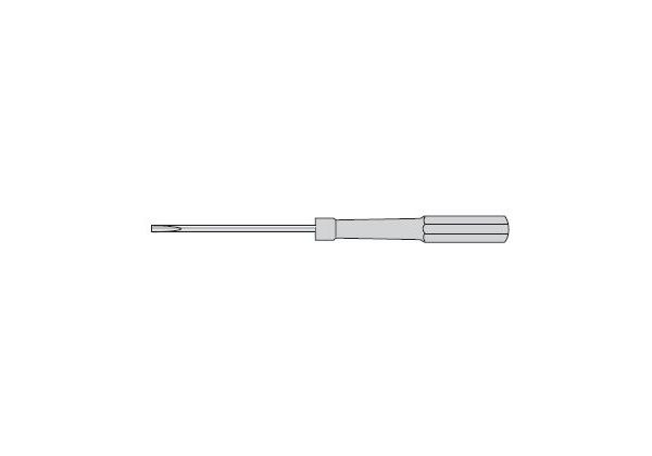SCREWDRIVER FOR FINGER PLATE SCREWS